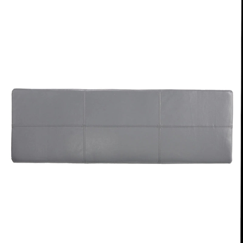 Sitzbank aus Kunstleder mit Soft-Close-Deckel – 51B x 17T x 16H