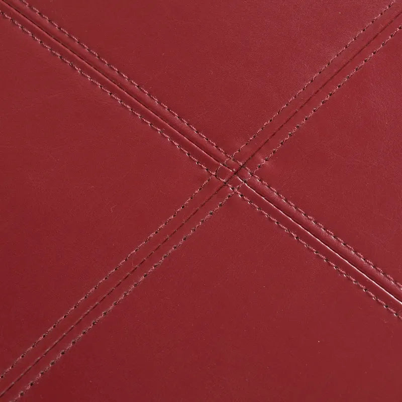 Sitzbank aus Kunstleder mit Soft-Close-Deckel – 51B x 17T x 16H