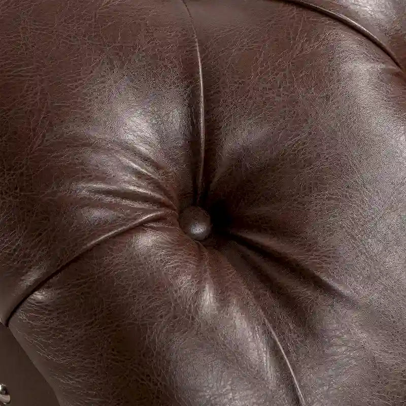 Armlose Indoor-Chaiselongue mit Knopfheftung