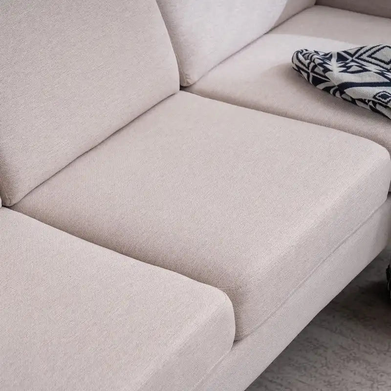 3-Sitzer Massivholzrahmen-Sofa mit Stauraum