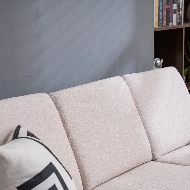3-Sitzer Massivholzrahmen-Sofa mit Stauraum