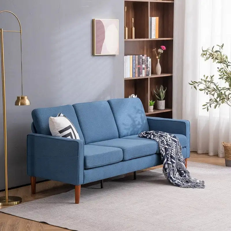 3-Sitzer Massivholzrahmen-Sofa mit Stauraum
