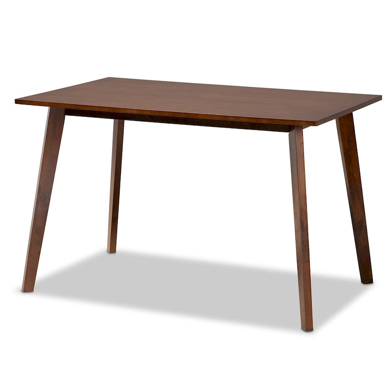 Rechteckiger Mid-Century Esstisch aus Kautschukholz – Platz für 4
