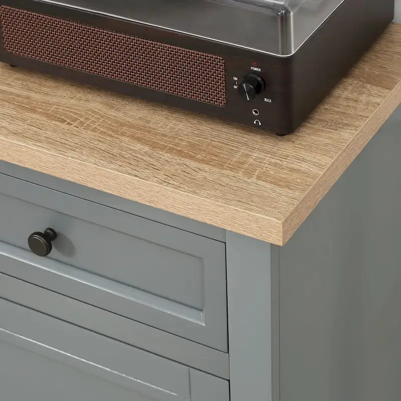 Sideboard Anrichte mit 2 Schubladen und Doppeltürenschrank