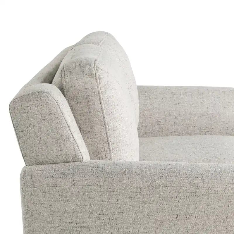 Modernes Mikrofaser-Loveseat mit getufteten Rückenkissen