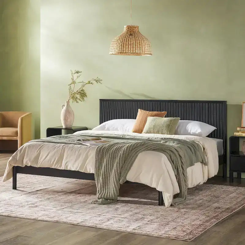 Übergangs-Massivholz-Kingsize-Bett
