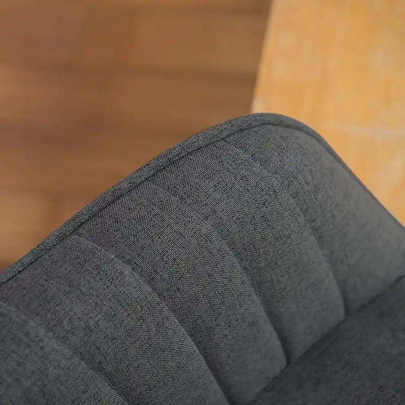 Moderner Home-Office-Drehsessel mit Holzbeinen