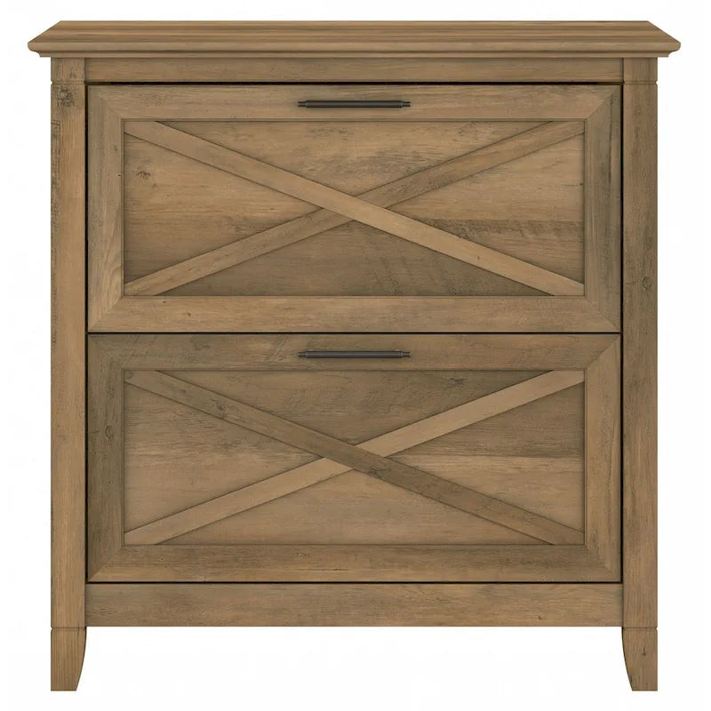 Bauernhaus Aktenschrank mit 2 Schubladen (quer)