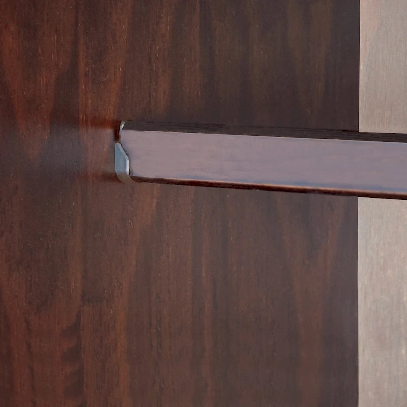 100 % Massivholz-Kleiderschrank mit Massivholz- oder Spiegeltüren