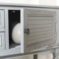 2-Schubladen-2-Türen-Konsolentisch – 119B x 33T x 76H cm