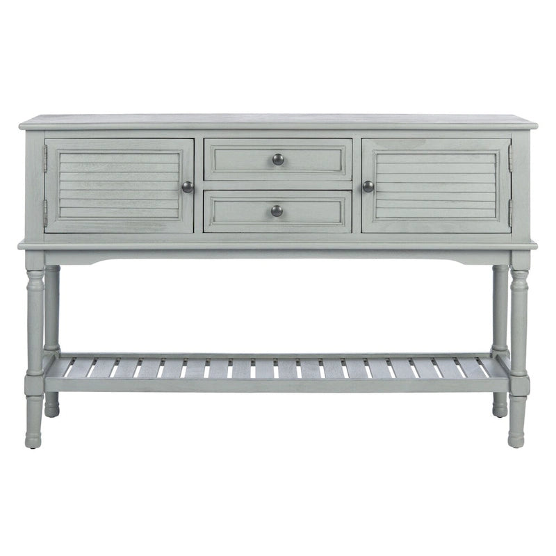 2-Schubladen-2-Türen-Konsolentisch – 119B x 33T x 76H cm