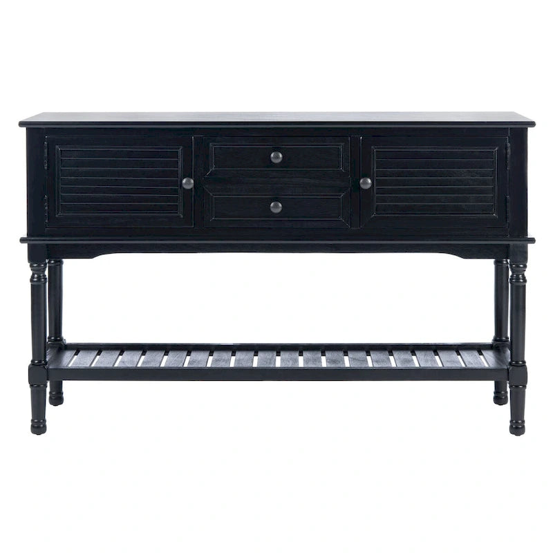 2-Schubladen-2-Türen-Konsolentisch – 119B x 33T x 76H cm