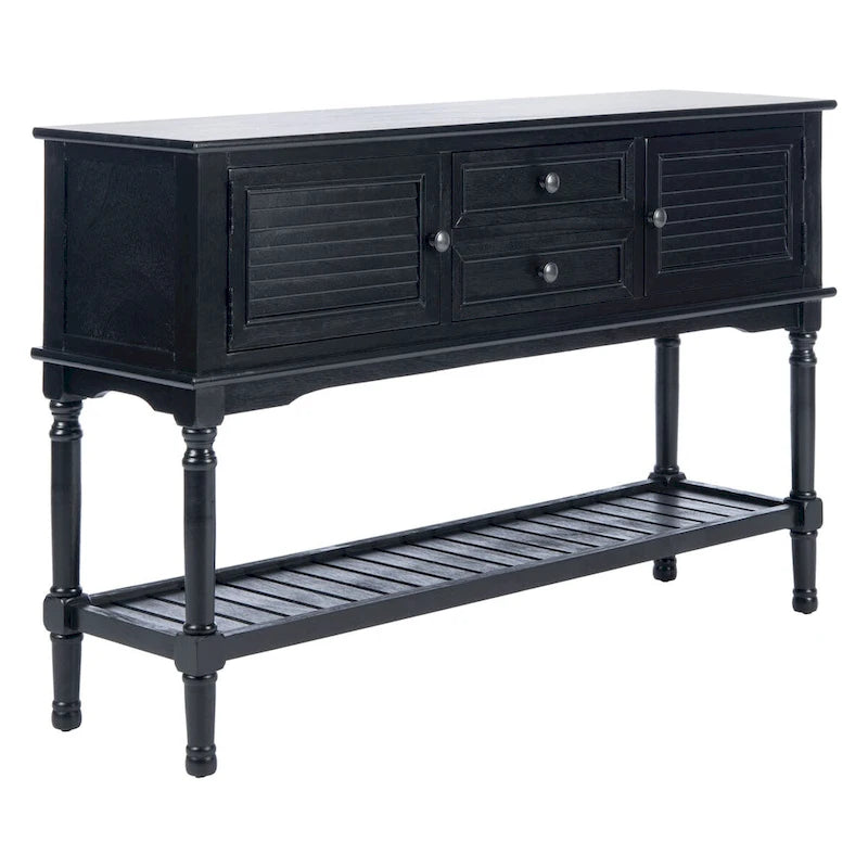 2-Schubladen-2-Türen-Konsolentisch – 119B x 33T x 76H cm