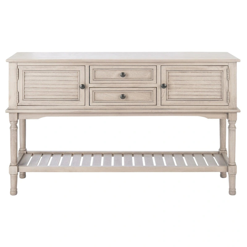 2-Schubladen-2-Türen-Konsolentisch – 119B x 33T x 76H cm