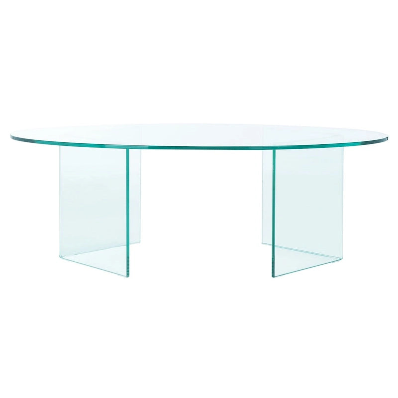 Couchtisch aus gehärtetem Glas – 47Bx28Tx16H