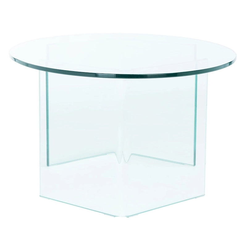 Couchtisch aus gehärtetem Glas – 47Bx28Tx16H