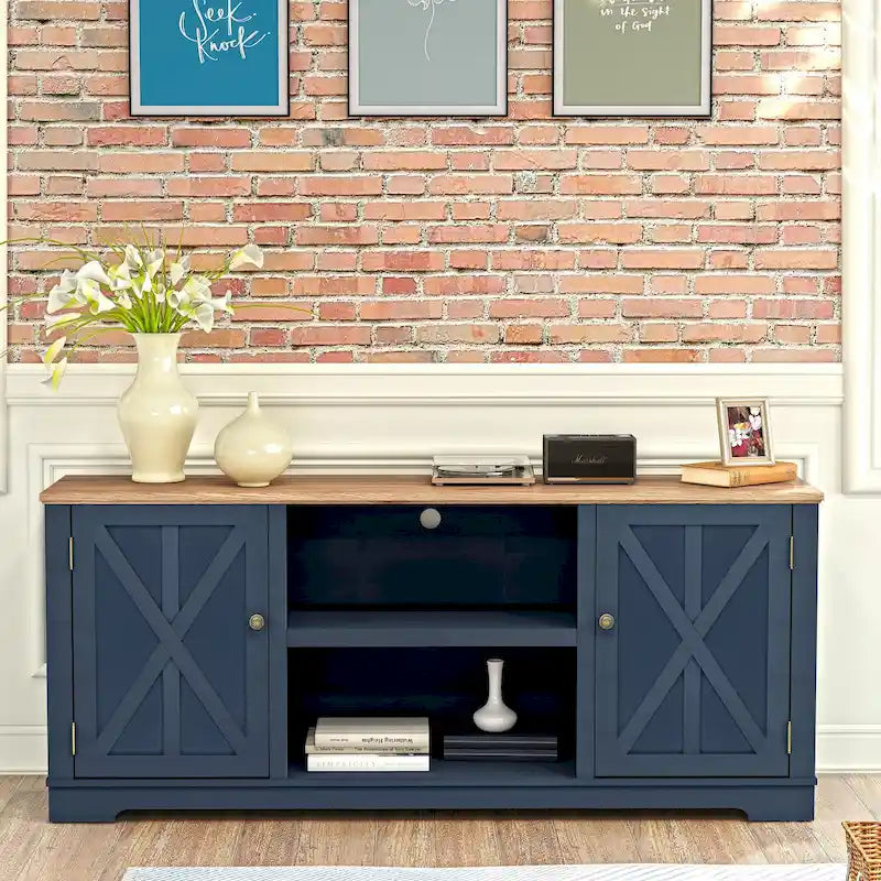 70" TV-Schrank für Farmhouse-Stil bis zu 75" TVs