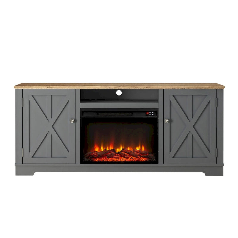70" TV-Schrank für Farmhouse-Stil bis zu 75" TVs