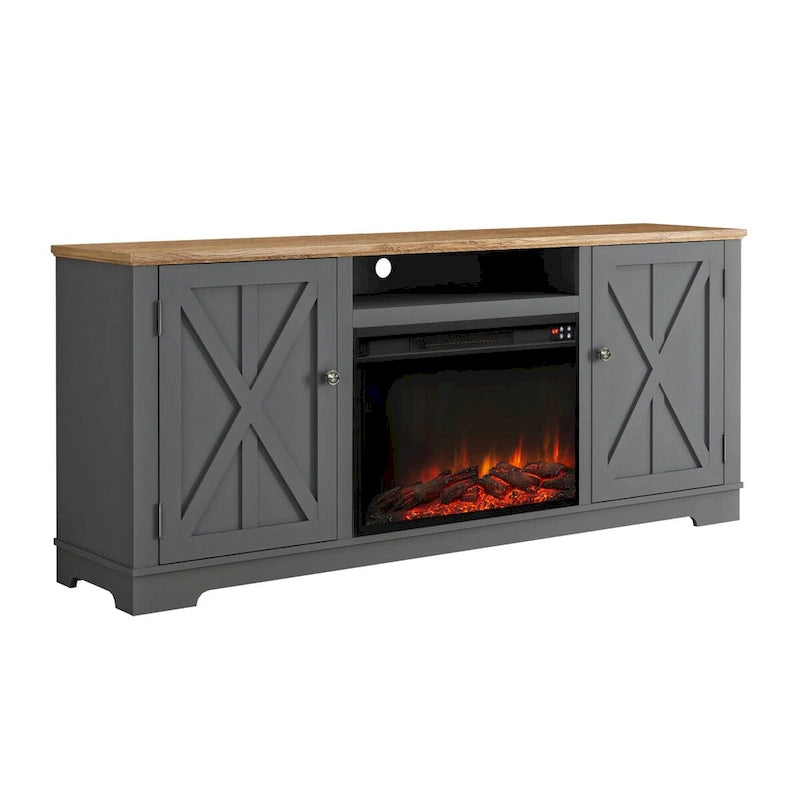 70" TV-Schrank für Farmhouse-Stil bis zu 75" TVs