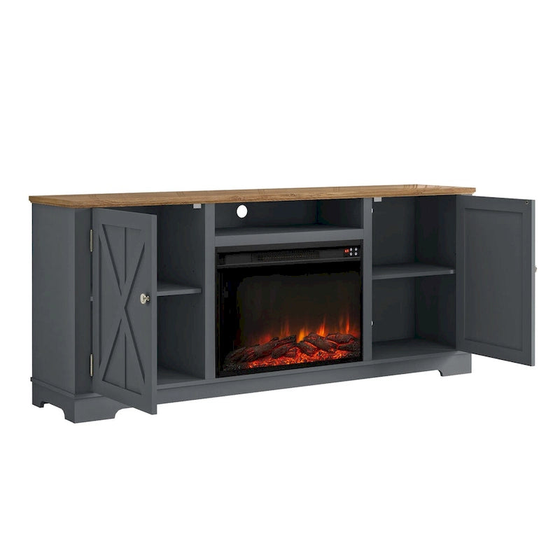 70" TV-Schrank für Farmhouse-Stil bis zu 75" TVs