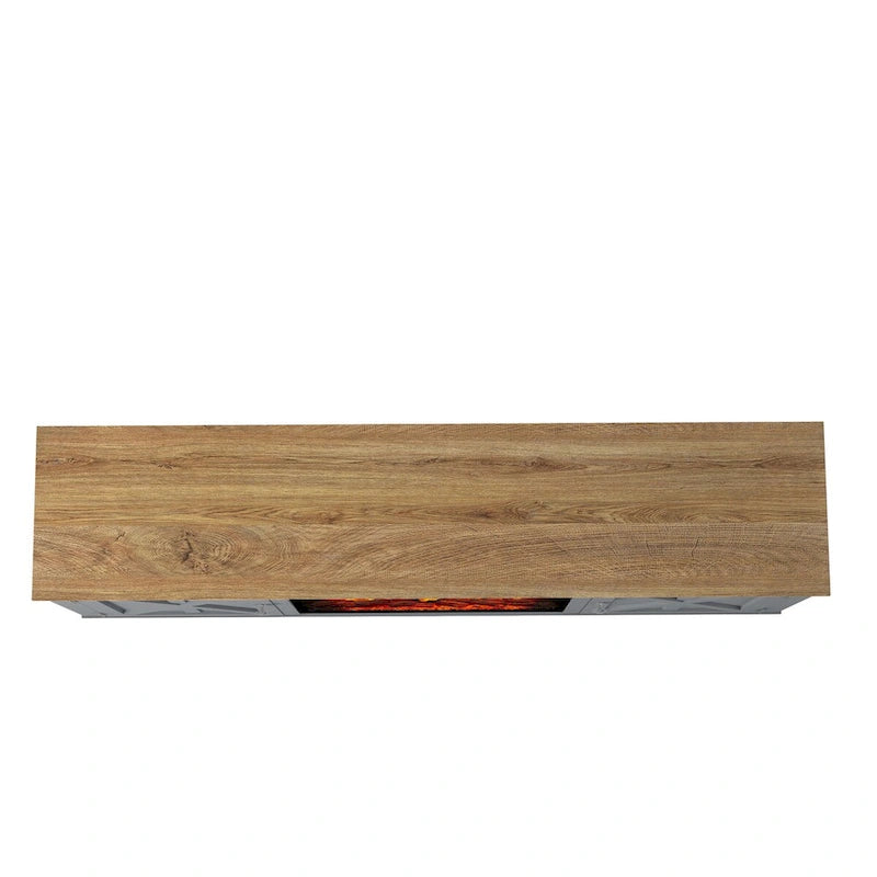 70" TV-Schrank für Farmhouse-Stil bis zu 75" TVs