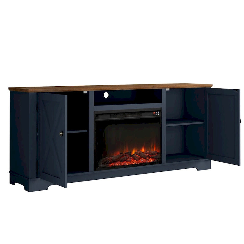 70" TV-Schrank für Farmhouse-Stil bis zu 75" TVs