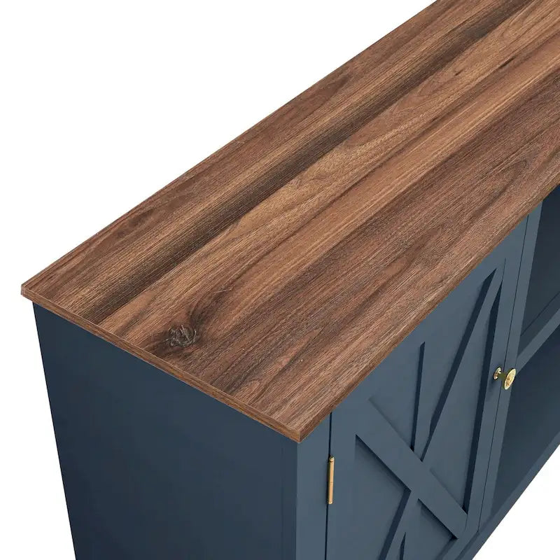 70" TV-Schrank für Farmhouse-Stil bis zu 75" TVs