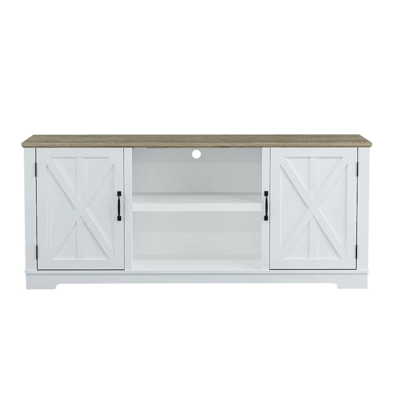70" TV-Schrank für Farmhouse-Stil bis zu 75" TVs