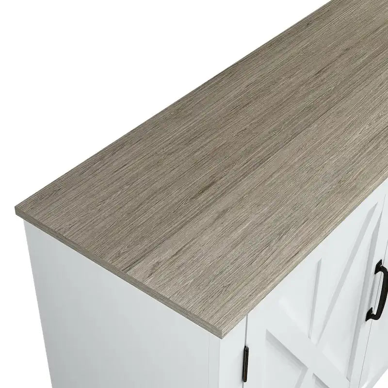 70" TV-Schrank für Farmhouse-Stil bis zu 75" TVs