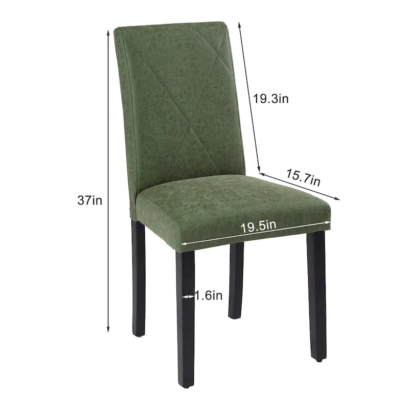 Gepolsterte Esszimmerstühle mit gepolsterter Sitzfläche und Rückenlehne (2er-/4er-/6er-Set)