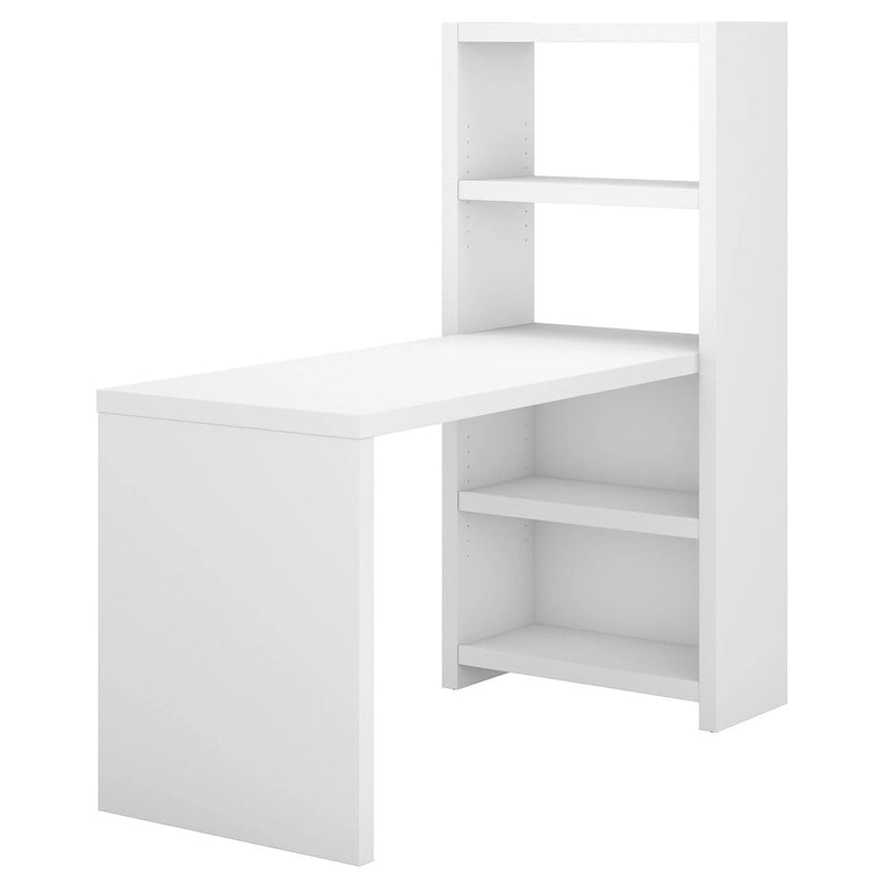 56W Bücherregal-Schreibtisch mit verstellbaren Einlegeböden